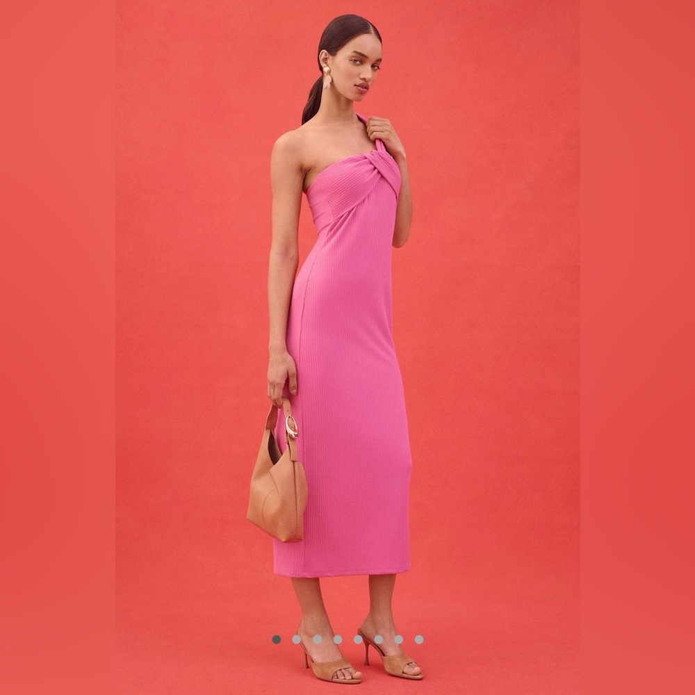 🇺🇸FIRM PRICE🇺🇸Porridge Antonia Twist Front Ribbed maxi dress